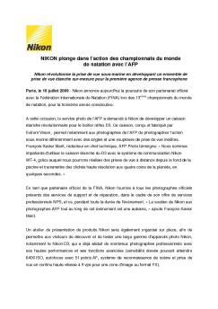 NIKON plonge dans l'action des championnats du monde de ...