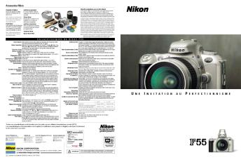 Brochure Nikon F55 - Nikon Passion