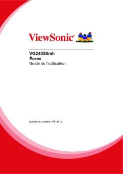 VG2433Smh Écran - ViewSonic®International Corporation