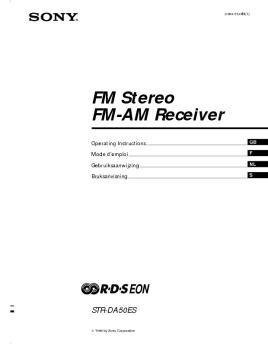 FM Stereo FM-AM Receiver