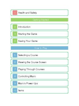 1 Health and Safety Getting Started 2 ... - Nintendo