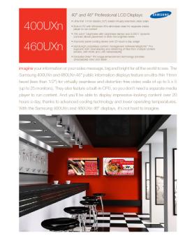 400UXn 460UXn - Samsung