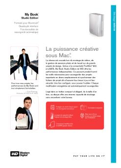 My Book® Studio Edition™ Product Overview