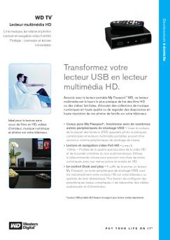 WD TV Product Overview