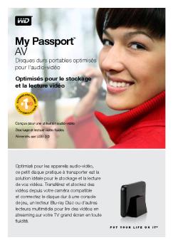 My Passport™ AV Portable Media Drives - Product Overview