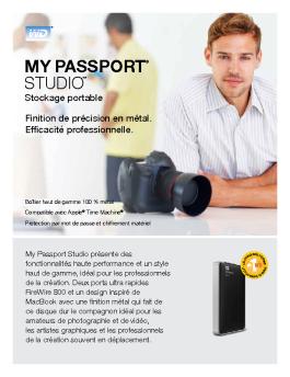 My Passport® Studio™ Portable Hard Drives - Product Overview