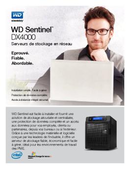 WD Sentinel™ DX4000 Small Office Storage Server - Product ...