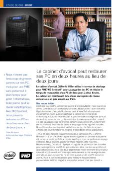 WD Sentinel Case Study