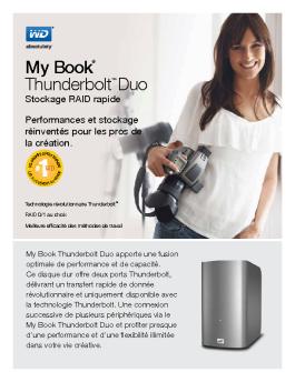 My Book® Thunderbolt™ Duo Dual-drive storage system - Product ...