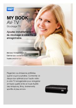 My Book® AV-TV TV Recording Drive - Product Overview - sur Mercateo