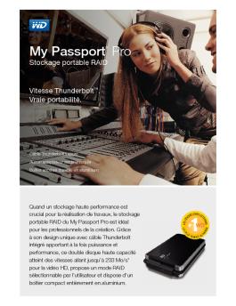 My Passport® Pro Premium RAID Storage - Product ... - Western Digital