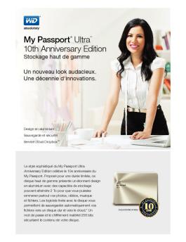 Présentation du produit (PDF) - Western Digital