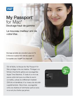 My Passport® for Mac® Premium Storage - Product ... - Western Digital