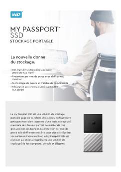 My Passport™ SSD Portable Storage - Product ... - Western Digital