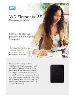 WD Elements™ SE Portable Storage - Product ... - Western Digital