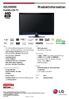 Produktinformation - LG Electronics