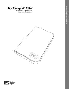 My Passport™ Elite™ Disque dur portable Manuel d'utilisation