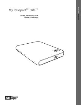 My Passport™ Elite™ - User Manual