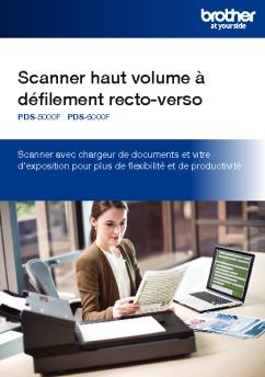 Scanner haut volume à défilement recto-verso - Brother