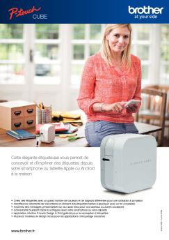 PT-P300BT leaflet_French.indd - Brother