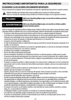 instrucciones importantes para la seguridad peligro ...