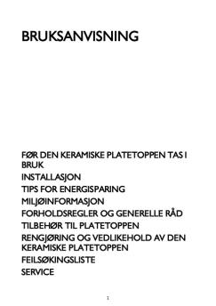 BRUKSANVISNING