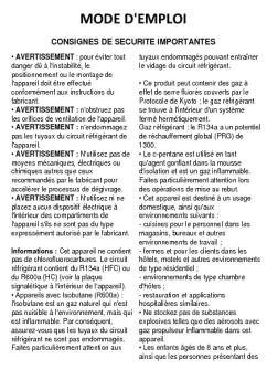 MODE D'EMPLOI
