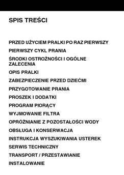 przygotowanie prania