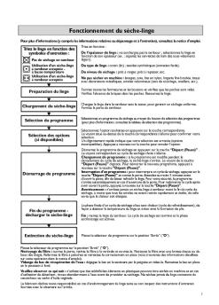 Fonctionnement du sèche-linge - LES SèCHE-LINGE