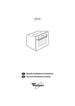 Manuel d'utilisation et d'entretien User and maintenance ...