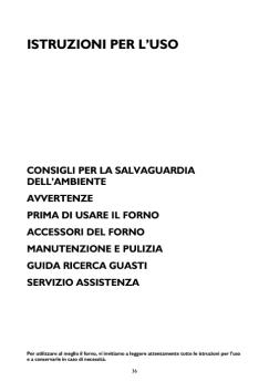 ISTRUZIONI PER L'USO