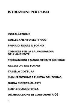 ISTRUZIONI PER L'USO