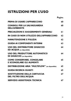 ISTRUZIONI PER L'USO