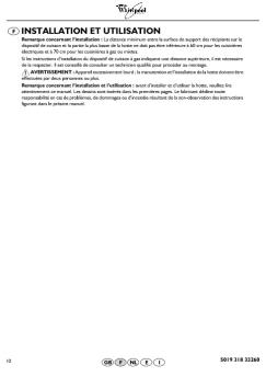 INSTALLATION ET UTILISATION