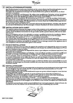 installationsanleitungen installation data sheet fiche d ...