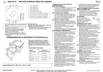 AKM 901/02 NOTICES D EMPLOI TABLE DE CUISSON ...