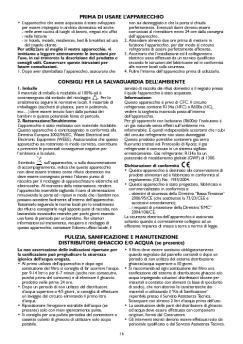 prima di usare l'apparecchio consigli per la salvaguardia ...