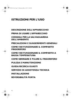 ISTRUZIONI PER L'USO