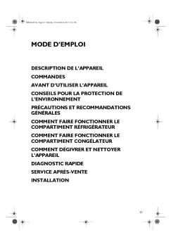 MODE D'EMPLOI