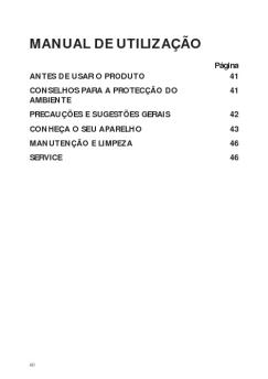 MANUAL DE UTILIZAÇÃO