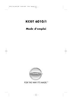 KCGT 6010/I Mode d'emploi