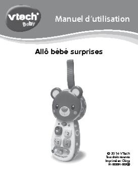 Manuel d'utilisation - Vtech