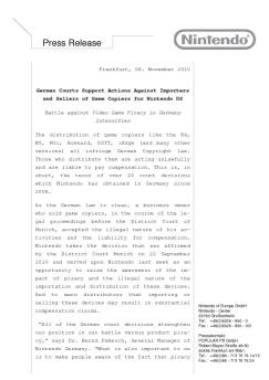 Textfeld - Nintendo Anti-Piracy