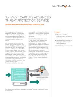 SonicWall® Capture advanCed threat proteCtion ServiCe