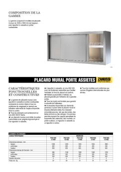 PLACARD MURAL PORTE ASSIETES