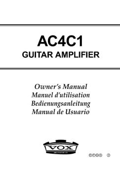 AC4C1 Owner's Manual - Vox