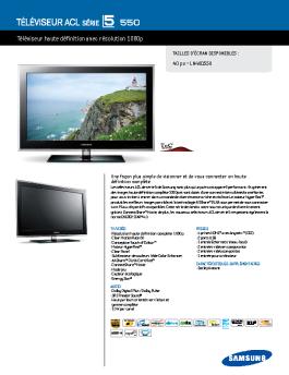 Téléviseur haute définition avec résolution 1080p