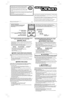 WARNING - Seizures WARNING - Repetitive ... - Nintendo