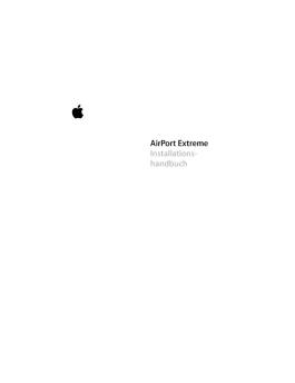 AirPort Extreme Installationshandbuch - Support - Apple