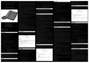 Alcatel Phone Temporis 180 Mode Emploi Fr